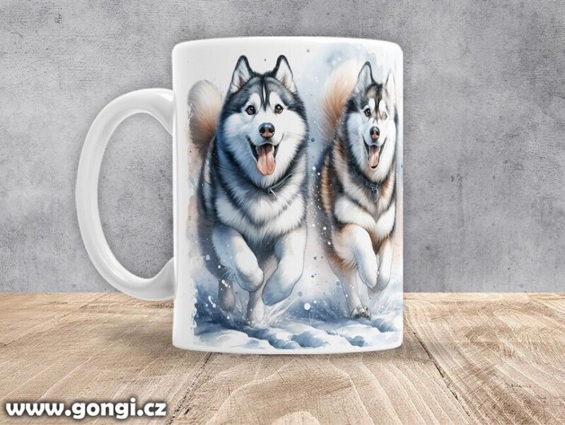 Hrnek - 0206 - Sibiřský husky